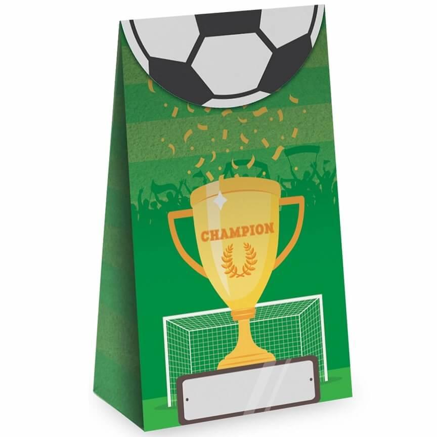 10 pièces Sachet cadeau en plastique cadeau football motif pour la fête, Mode en ligne