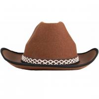 11235 accessoire de deguisement enfant chapeau feutre de cowboy marron