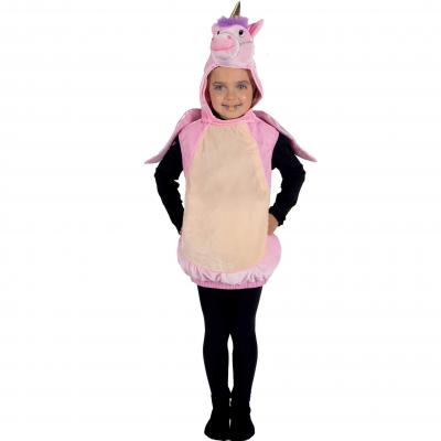 Costume combinaison avec capuche Licorne 3/4 ans REF/11290 (Déguisement enfant fille)