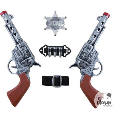 12442 accessoire de deguisement arme factice revolver etoile de sherif