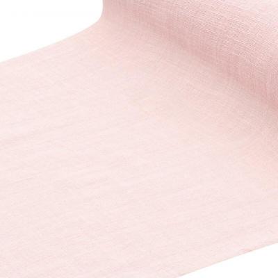 1 Nappe tissu coton lavé rose 125 x 240cm REF/12687-03