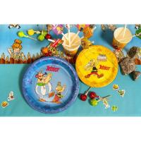 12802 assiette ronde 23 cm carton asterix et obelix