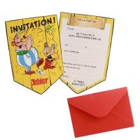 12809 carton invitation anniversaire asterix et obelix