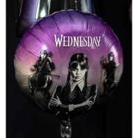 12821 decoration ballon aluminium mercredi mylar rond wednesday