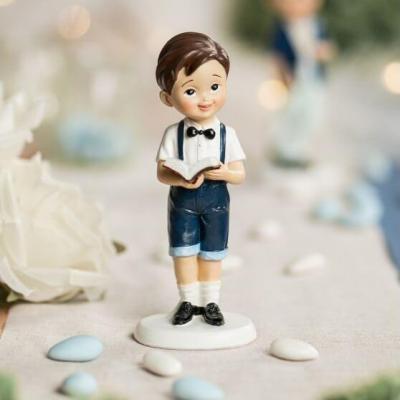 13201 figurine communiant resine avec missel fete communion