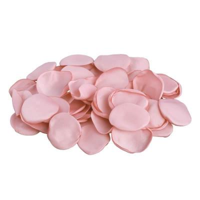 13913 petale de rose poude tissu satin