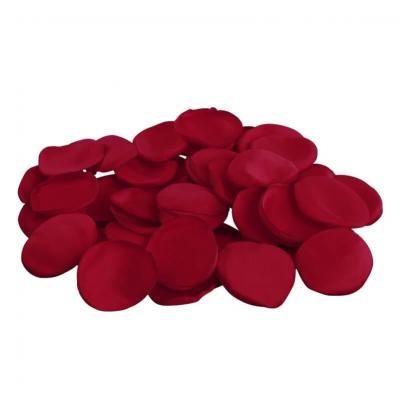 13913 petale de rose rouge tissu satin