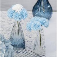 13915 decoration fleur hortensia bleu pastel