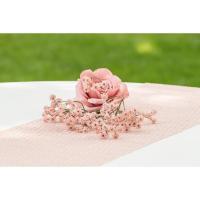 13917 fleur sui tige gypsophile rose