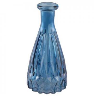 13919 mini vase alexandrine verre bleu denim