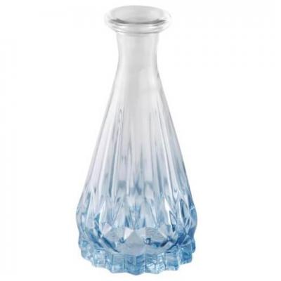 13919 mini vase alexandrine verre degrade bleu