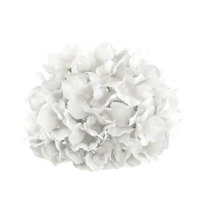 14046 tete hortensia blanche 20cm x 11cm