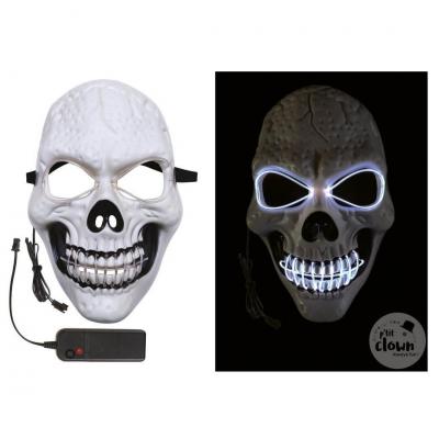 1 Masque lumineux squelette adulte REF/15004 (Accessoire de déguisement Halloween)