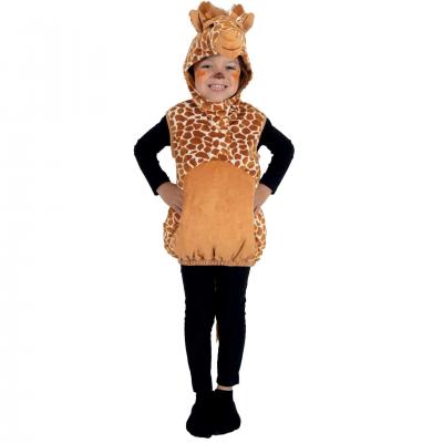 Costume combinaison avec capuche Girafe 3/4 ans REF/15250 (Déguisement enfant thème animal)