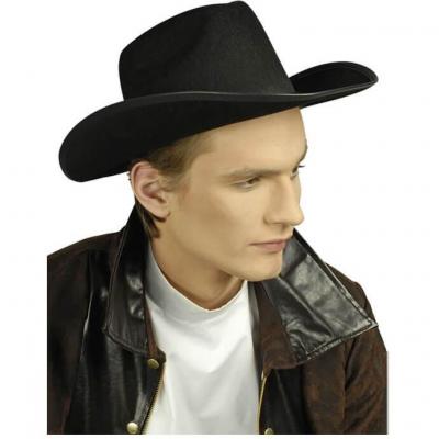 1 Chapeau de Cowboy noir REF/10 157845 (Accessoire déguisement adulte)
