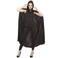 16211 accessoire deguisement halloween cape noire en velours