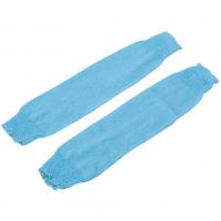 16842 accessoire de deguisement guetres jambieres bleu ciel fluo