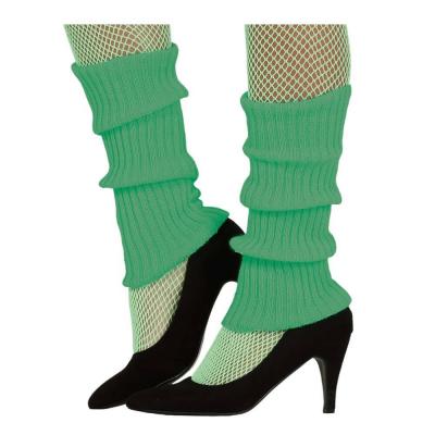 17365 accessoire de deguisement paire de guetres jambieres vert fluo