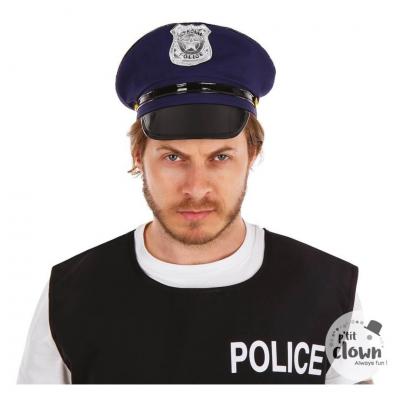 1 Casquette bleue de policier REF/17460 (Accessoire déguisement adulte)