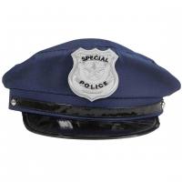 17460 accessoire deguisement casquette de policier adulte