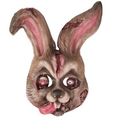 1 Masque adulte lapin terrifiant REF/20315 (Accessoire de déguisement Halloween)