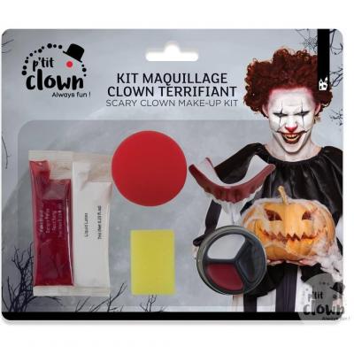 1 Kit de maquillage Clown Horreur pour la fête d'Halloween REF/20600