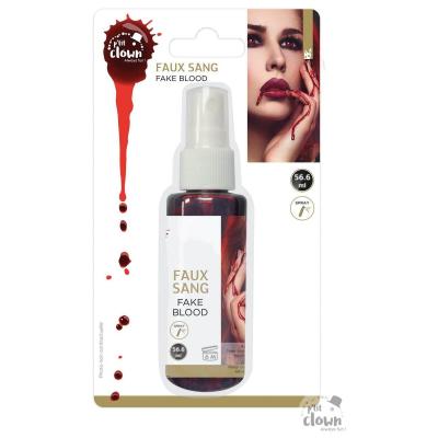 1 Spray faux sang rouge 56.6ml REF/20701 (Maquillage Halloween)