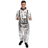 21106 taille s m costume adulte homme astronaute argent