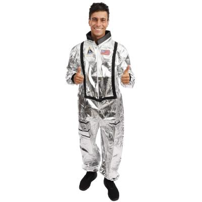 Costume Astronaute taille S/M en argent REF/21106 (Déguisement homme adulte)