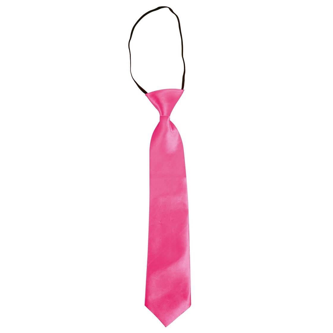 Accessoire cravate rose fluo homme années 80