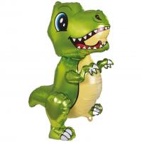 22755 ballon aluminium articule dinosaure t rex a poser