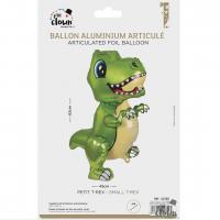 22755 ballon aluminium articule dinosaure trex a poser