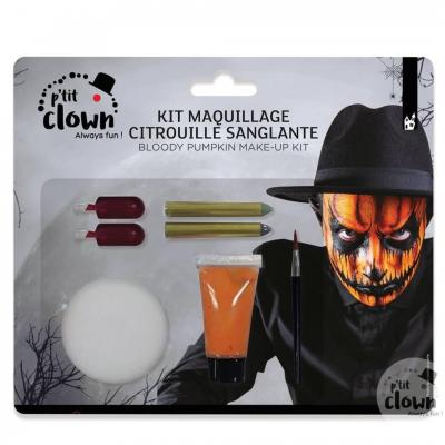 1 Kit maquillage Halloween: citrouille sanglante REF/22873
