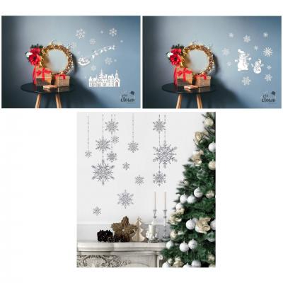 22879 planche stickers noel decoration fenetre