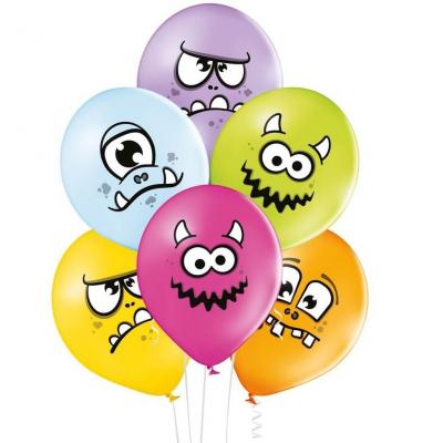 Ballon en latex petits monstres 30cm (x8) REF/22964 (Décoration Halloween)
