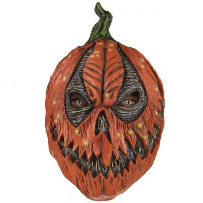 1 Masque adulte intégral citrouille effrayante REF/23157 (Accessoire de déguisement Halloween)