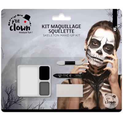 1 Kit de maquillage Squelette pour la fête d'Halloween REF/23160