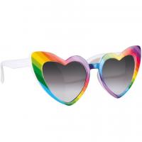 23258 accessoire de deguisement lunettes pride arc en ciel coeur