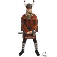 23286 accessoire de deguisement adulte casque viking cuir