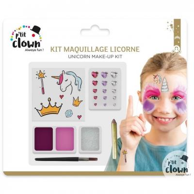 1 Kit maquillage Carnaval enfant: Licorne REF/23348
