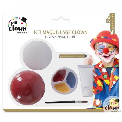 1 Kit maquillage Carnaval enfant: Clown REF/23350