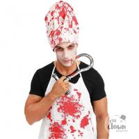 23529 accessoire de deguisement halloween crochet de boucher ensanglante