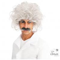 23609 accessoire de deguisement perruque soucils et moustache adulte einstein