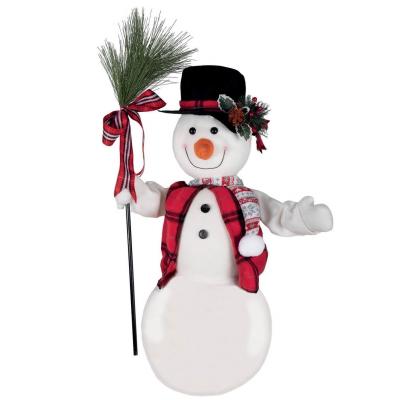 23674 decoration bonhomme de neige sonore et anime