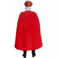 250812 accessoire de deguisement manteau rouge du roi