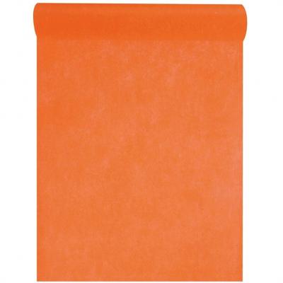 2810 rouleau chemin de table intisse orange 10m