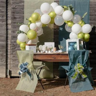 2931 decoration housse de chaise vert olive sauge in tisse