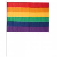 29736 drapeau a main arc en ciel multicolore gay pride