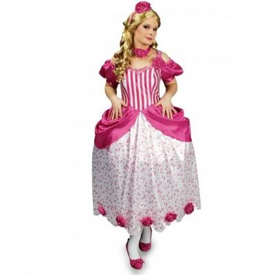 1 Costume princesse avec roses taille S REF/31 250568 04 (Déguisement adulte femme)
