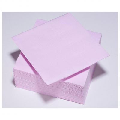 3418 serviette coktail ouate micro gauffree rose 25cm